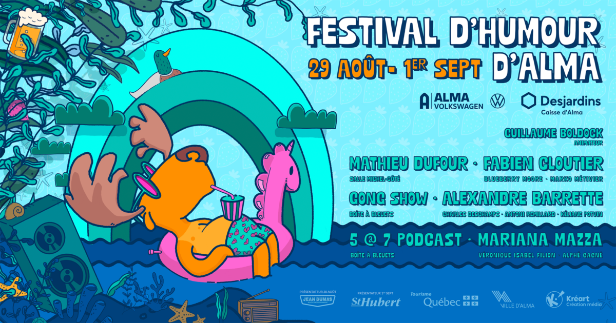 Affiche Festival d'humour d'Alma