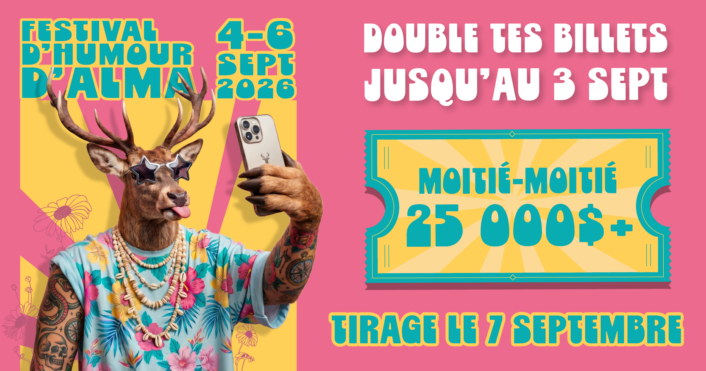 Affiche Festival d'humour d'Alma